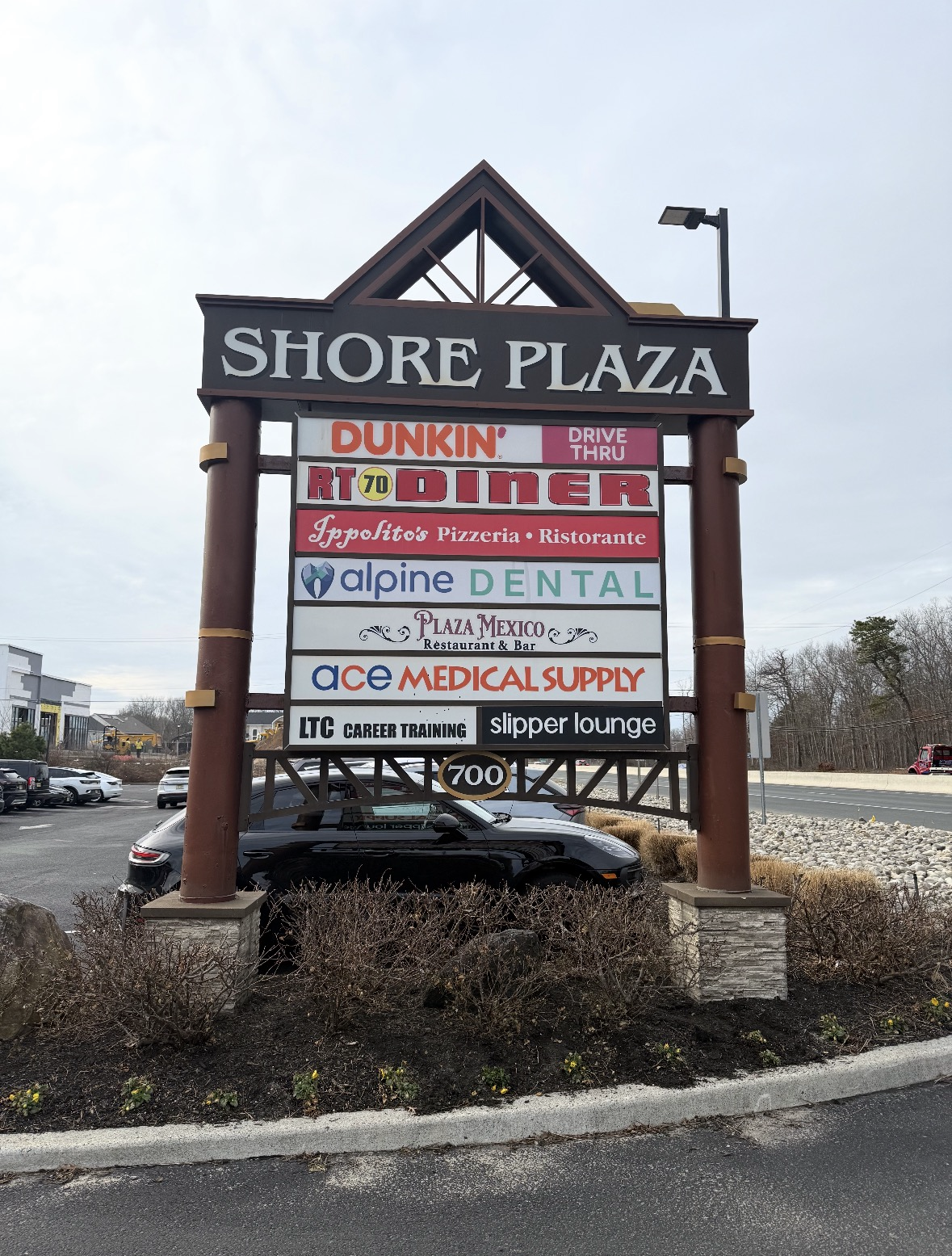 Pylon Signage - Shore Plaza